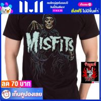 เสื้อวง MISFITS เสื้อวินเทจ ผ้าร้อยแท้ มิสฟิตส์ ไซส์ยุโรป RCM1242