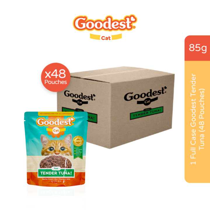 Goodest Cat Tender Tuna Pack of 48 Wet Cat Food Pouch (85g) Lazada PH