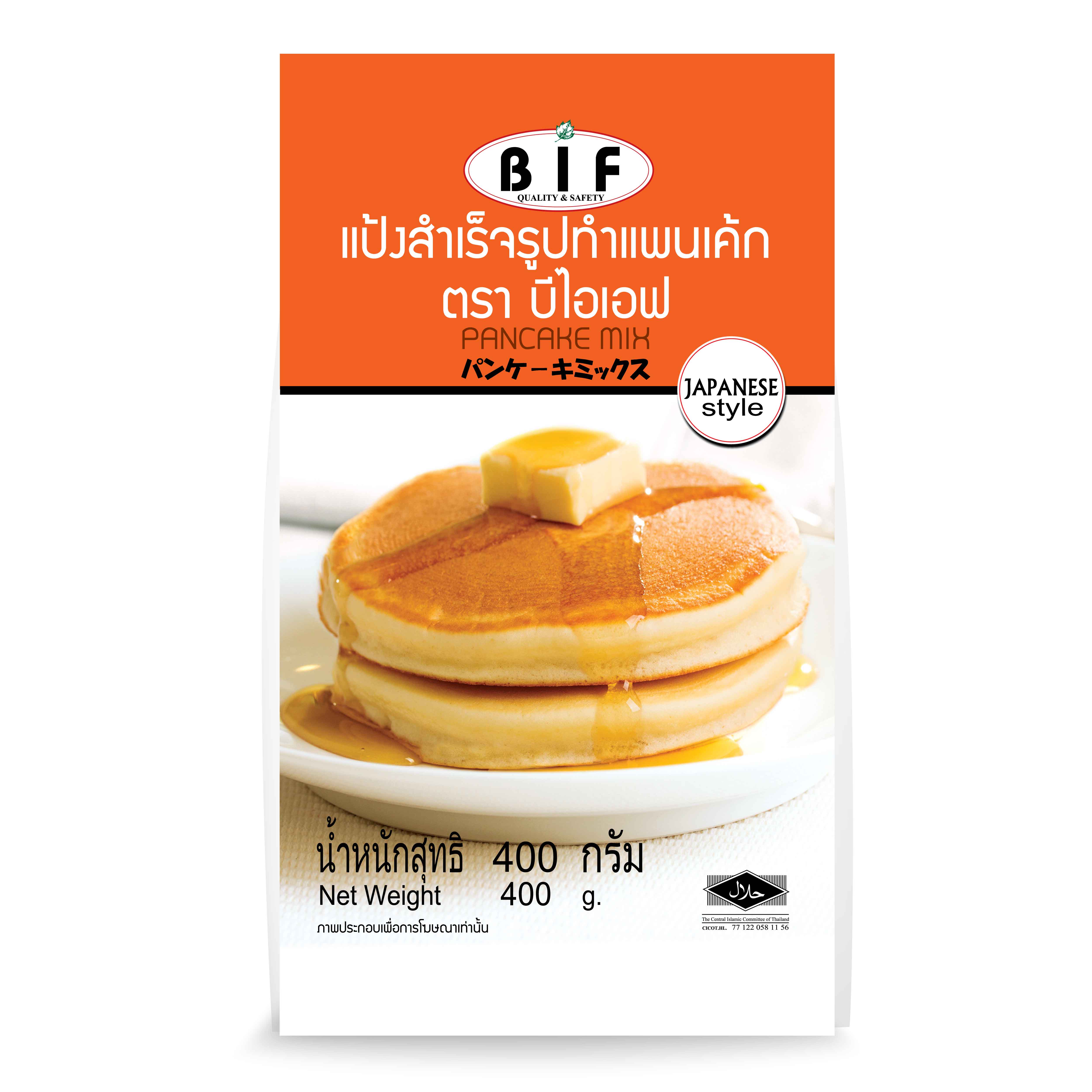 BIF แป้งแพนเค้กสำเร็จรูป สไตล์ญี่ปุ่น ขนาด 400g.