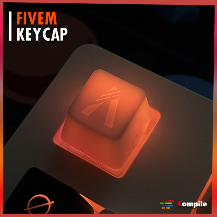 fivem-custom-keycap-ปุ่มคีย์บอร์ดแสงลอด-วัสดุแข็งแรง-อ่านรายละเอียดสินค้าก่อนสั่งซื้อ-new