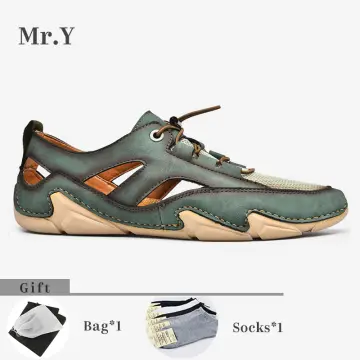 Sandals for Men New Adult Fashion Casual Sandals Beach Shoes EVA Sole  Velcro Lace-Up Keen Outdoor Sports Sandals