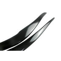 Glossy Black ไฟหน้า Eyebrow Eyelid สติกเกอร์สำหรับ-BMW F87 M2 F22 F23 220I 228I M235I M Sport Coupe 2ประตู2014-2019