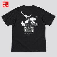 ☋ Uniqlo เสื้อยืดคอก ลมแขนสั้นสําหรับผู้ชายและผู้หญิง ( Curse Back To War Comic ) 440677