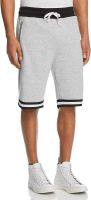 Pacific &amp; Park Gray Heat Fleece Basketball Sweat Shorts, US Small