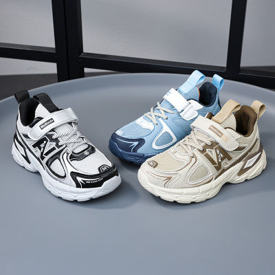 รองเท้า Sepatu Kets Korea รองเท้าลำลองเด็กเด็กผู้ชายรองเท้าบาสเก็ตบอลเด็กการปีนเขารองเท้ายางสำหรับเด็กผู้ชายและเด็กผู้หญิง