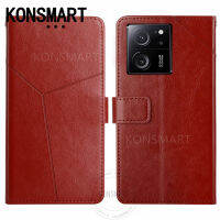 KONSMART Xiaomi เคสโทรศัพท์มีกระเป๋าเงินแบบฝาพับ13T 13 Pro 13Lite Redmi 12 A2 A2 + A1 Note 12 12S 12pro 12pro + 5G 4G กระเป๋าใส่แท่นวางที่ทำจากหนัง PU สุดหรูสำหรับ Mi13TPRO