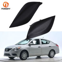 POSSBAY Coche กันชนหน้าไฟตัดหมอกกระจังหน้ารถฝาครอบ Hoods สำหรับ Nissan Versa Sedan(B17) 2015 2016 2017 2018 Restyling