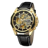 ---Fashion mens watch238814⊙❆◑ Foreign trade Forsining belt hollow out mens automatic mechanical watch mens watch