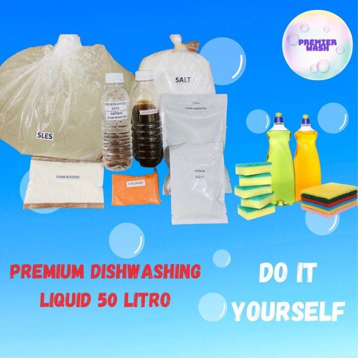 On Sale Premium Dishwashing liquid diy kit 50LITERS YIELD Lazada PH