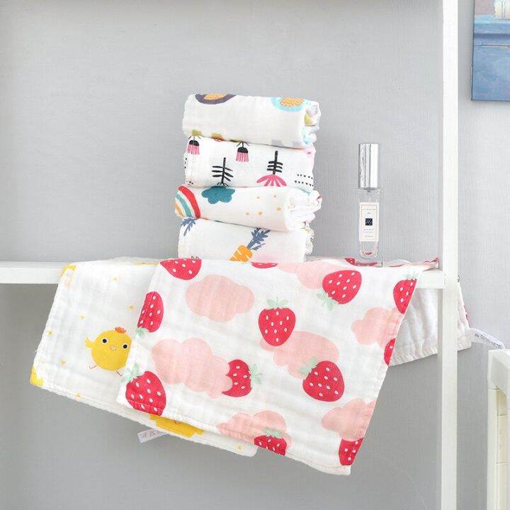 soft-newborn-muslin-handkerchief-infant-cartoon-cotton-feeding-towel-bibs-absorbent-saliva-burp-cloth-baby-stuff-25x25cm