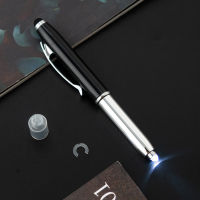 [In stock] ผลิตภัณฑ์ใหม่ปากกาแสงสามในหนึ่งเดียวปากกาโลหะคริสตัล ตัวเก็บประจุปากกาลูกลื่น ปากกาของขวัญโฆษณาสามารถพิมพ์ได้ logo กำหนดเอง Christmas Gift
