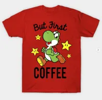 CNY Chineses Dragon ในปีใหม่สีแดง Chothes การ์ตูน Super Mario Bros. เสื้อยืดคอกลมผ้าฝ้ายกราฟิกสำหรับผู้ชาย/ท็อปส์ซู Gils เด็กชายดิสโตรอายุ1 2 3 4 5 6 7 8 9ปี/เสื้อผ้าแม่-เด็ก