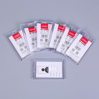 hot！【DT】▪☈ஐ  Transparent Hard Plastic Office Staff Cards Cover Sleeve Students Id Name Bus Holder