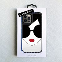 COD DSFDGFNN CASETiFY Stace Face Case by Alice Olivia Plating Makeup Mirror Casing Apple iPhone 7 8 Plus 7 8 X XS XR 11 12 13 Pro 13Pro Max SE 2020 Sunglasses Girl impact Hard PC Silicone Case Cover