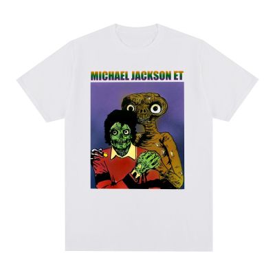 Michael Jackson ET Vintage T-shirt Funny Graphic Harajuku Retro Thriller Cotton Men T shirt New Tee Tshirt Womens Tops