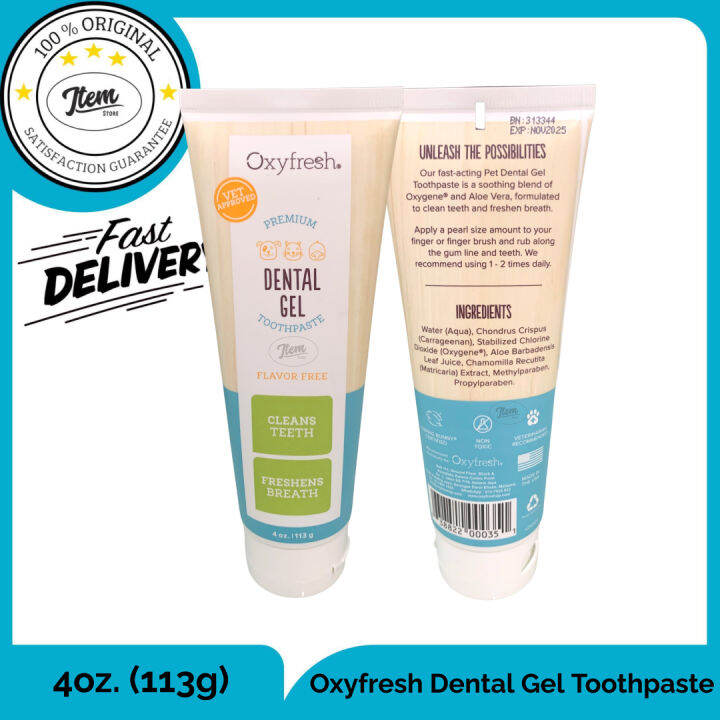 OXYFRESH DENTAL GEL TOOTHPASTE 4OZ. 113G | Lazada PH