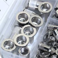 ■✌ 150pcs Stainless Steel Rivnut Flat Head Threaded Nut M3 M4 M5 M6 M8 Vertical Stripe Rivets Insert Nutsert Cap Rivet Nuts