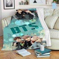 6 Style Warm Blanket Super Soft Blanket Idol Boy Group Blanket Plush Bed Blanket for Adults and Children Bed or Sofa Blanket