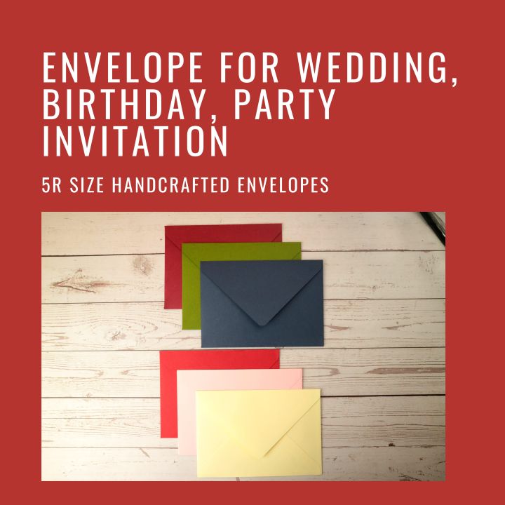 5R Envelope for Invitation, Wedding, Baptism, Birthday, Party ...