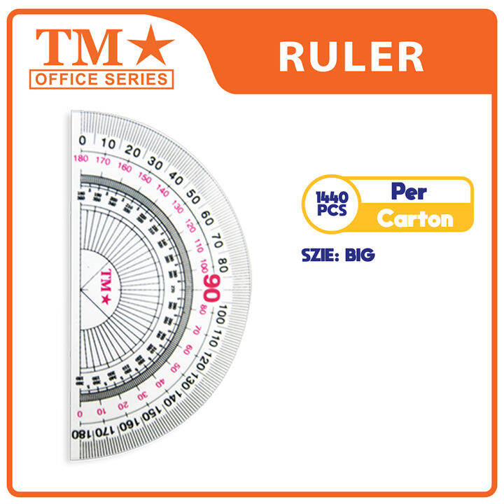 TM Protractor Big x 1440 pcs Lazada PH