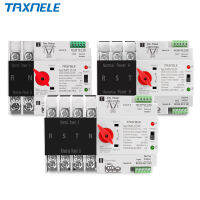 Din Rail 2P 3P 4P ATS Dual Power Automatic Transfer Switch Selector Switches Uninterrupted Power Generator 63A 100A 125A