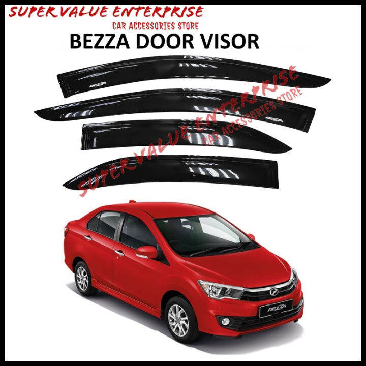 Perodua Bezza Door Visor Move Design 10CM Air Press Door Visor | Lazada