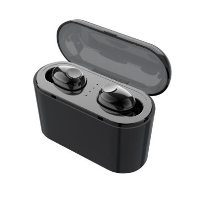 ECHILI Double Wireless Earbuds TWS 5.0 Earphones Deep Bass Bluetooth Headsets Hands-free for iPhone Samsung Xiao mi Android TV