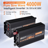 4000W อินเวอร์เตอร์220V เพียวไซน์เวฟอินเวอร์เตอร์ไฟฟ้าในรถยนต์ DC 12V 24V เป็น AC 220V 1000W/1600W/2000W/2600W/3000W/4000W