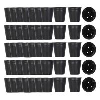 500Pcs Nursery Pot Plastic Plant Propagation Container Grow Bag Garden Supplies 8cmX8cm