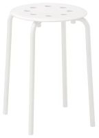 MARIUS Stool, white, 45 cm (มาริอุส เก้าอี้สตูล, ขาว, 45 ซม.)