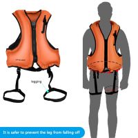 PVC Buoyancy Survival Suit Lightweight Inflatable Water Sports Life Jacket Portable Wear-resistant Safe for Swimming Sea Fishing