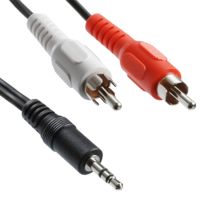 แจ็ค ZSYKD 3.5Mm สายออดิโอไป RCA ตัวผู้สเตอริโอ,ความยาว: ประมาณ2.7เมตร