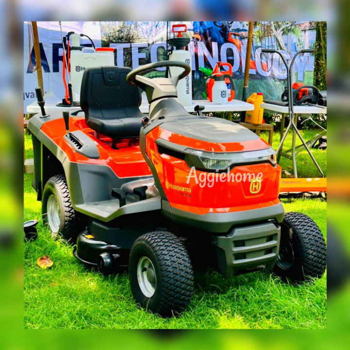 husqvarna-รถตัดหญ้านั่งขับ-รุ่น-tc114-เครื่องยนต์-4-จังหวะ-13-แรงม้า-ปรับได้-6-ระดับ-เครื่องตัดหญ้า-รถเข็นตัดหญ้า-จัดส่ง-kerry