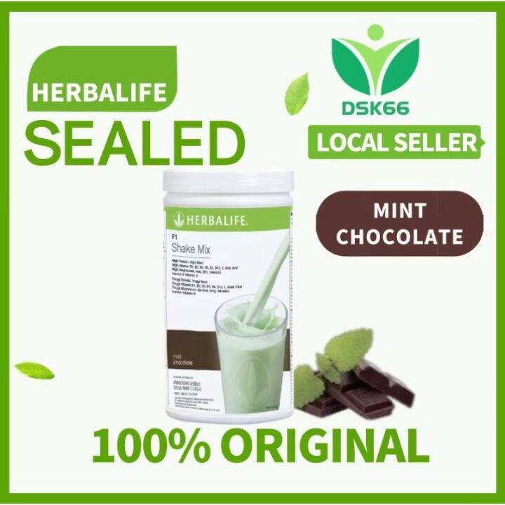 Fat burning 100 Sealed Original Herbalife Mint Chocolate Nutrition ...