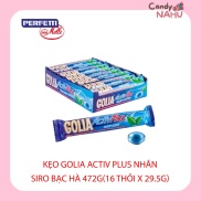 Kẹo Golia Activ Plus nhân siro bạc hà 472g16 thỏi x 29.5g