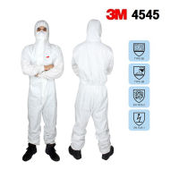 ชุดป้องกันฝุ่น เชื้อโรคและสารเคมี 3M PPE 4545 (L)