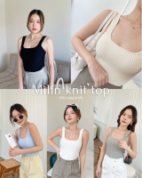 Riley.apparels - Milin knit top เสื้อกล้ามไหมพรมเนื้อหนา texture สวยดูแพงมาก