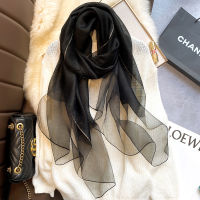 Brand  Hijab Adult Pashmina Solid Winter New Silk Scarves For Women Autumn And Winter Bandana Poncho Shawl Foulard Femme