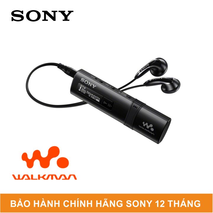 Máy Nghe Nhạc Sony WALKMAN MP3 NWZ-B183F / 4GB ( tai nghe kèm theo, nghe  nhạc, FM radio ) - Hãng phân phối chính thức 