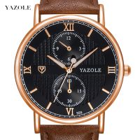 YAZOLE355 men watch luminous waterproof fashion business quartz of wrist present