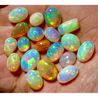 AAA+++ Top Quality 2-3 carat size Natural Ethiopian Opal Cabochon Lot Welo Opal Making Jewelry