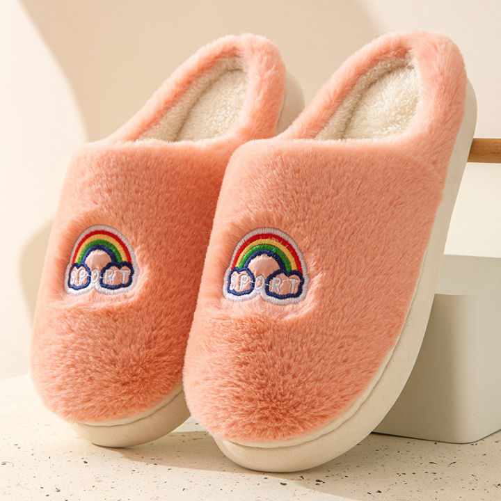 renben-รองเท้ารองเท้าผ้าฝ้ายใส่แล้วอุ่นคู่พื้นไม้หนาสำหรับใส่ในบ้าน-รองเท้ากันความร้อนผ้าฝ้ายสำหรับใส่ในบ้าน