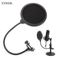 《Miss you electronic》ไมโครโฟนระดับมืออาชีพ Pop Filter BilayerRecording DurableLayer Studio Clamp Microphone Windscreen AccessoriesMicrophone Accessories