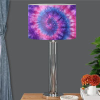 Durable Lamp Shade for Living Room Bedroom Tie Dye Drum Lampshade Desk Lamp Floor Lamp Shade Cover Fashion Lighting Accessories