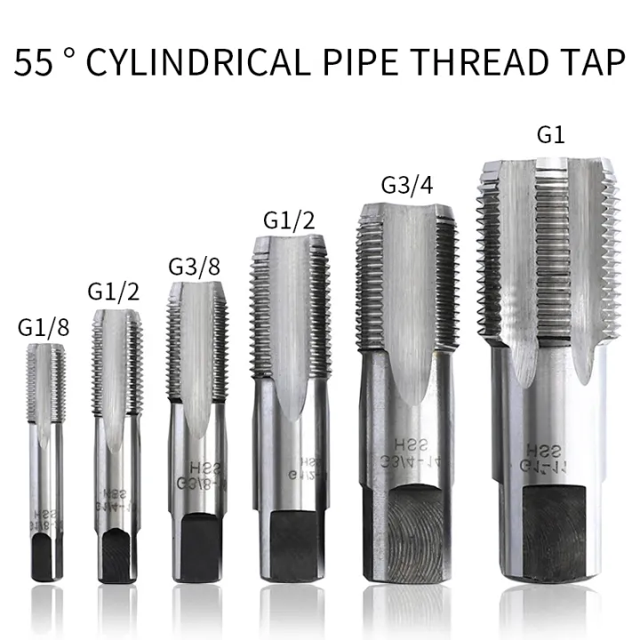 HSS Taper Pipe Tap Metal Screw Thread G1 Cylindrical Pipe Thread Tap