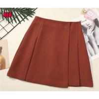 COD ◈☞▦ The Neonatal Shop34uilk9iy VE6611 -MSIA Ready Stock Female Short Skirt High Waist Skirt With Inner Pant 现货百搭拼接A字裙短裙