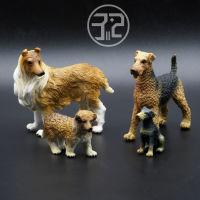 （READYSTOCK ）? Scotland Shepherd Dog Universal Terrier Eldai Uk Collecta I You He Simulation Animal Dog Model Toy YY