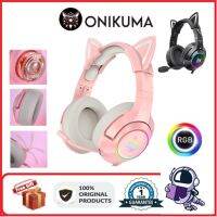 ONIKUMA K9 ชุดหูฟัง ไมโครโฟน ลดเสียงรบกวน สำหรับเล่นเกม มีไฟ RGB เข้ากันได้กับโทรศัพท์มือถือทุกรุ่น QC8191607