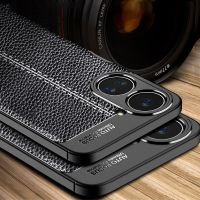 Peatkop Shockproof Case for Realme 10 4G 10 Pro+ Leather Texture Soft Silicone Phone Back Cover for OPPO Realme 9i 5G 10 5G Phone Cases