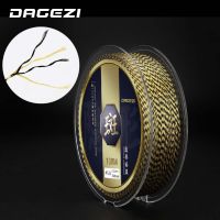 DAGEZI 4 Strand PE สายถักเปีย 25 30 40 50 80LB 100M Multifilament สายตกปลาน้ำเค็มสำหรับตกปลาบิน